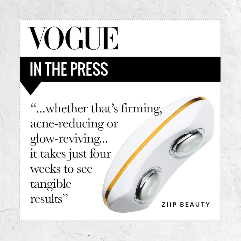 Vogue press quote, whether that's firming, acne-reducing or glow-reviving... it takes just four weeks to see tangile results.
