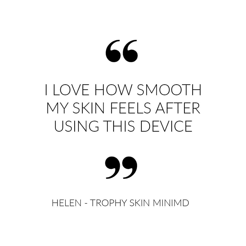 trophy skin minimd portable home microdermabrasion system