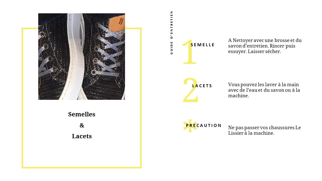 Guide d'entretien des Chaussures