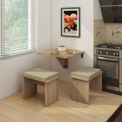 Expert B Wall-Mounted Folding Dining Table