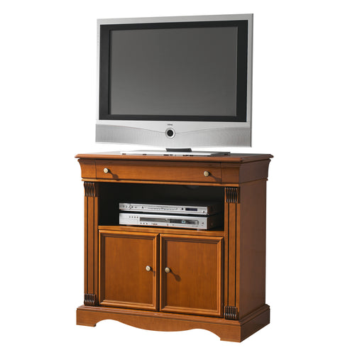 Rig 2 Cabinets 1 Drawer Solid Wood TV Stand