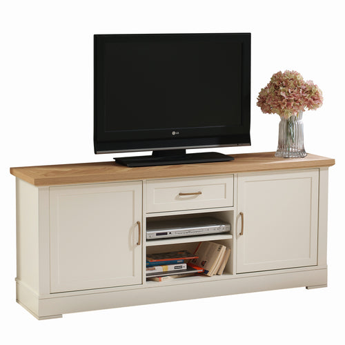 Carson 2 Cabinets 1 Drawer Solid Wood TV Stand