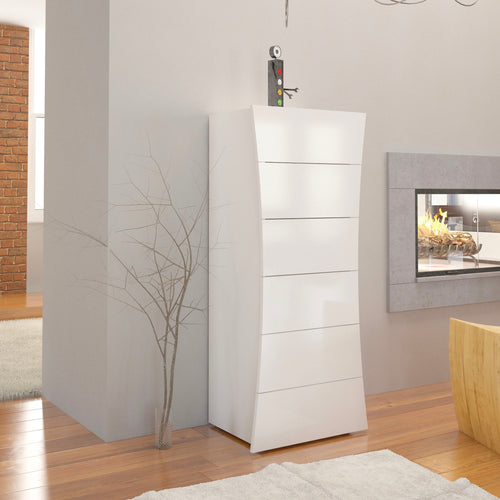 Arco High Gloss Chest of Drawers