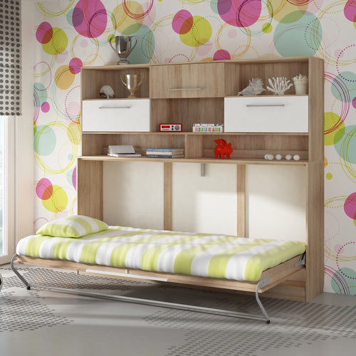 Roger European Single Kids Murphy Bed With Storage