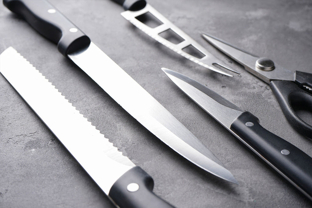 This matte black knife set will instantly upgrade your kitchen
