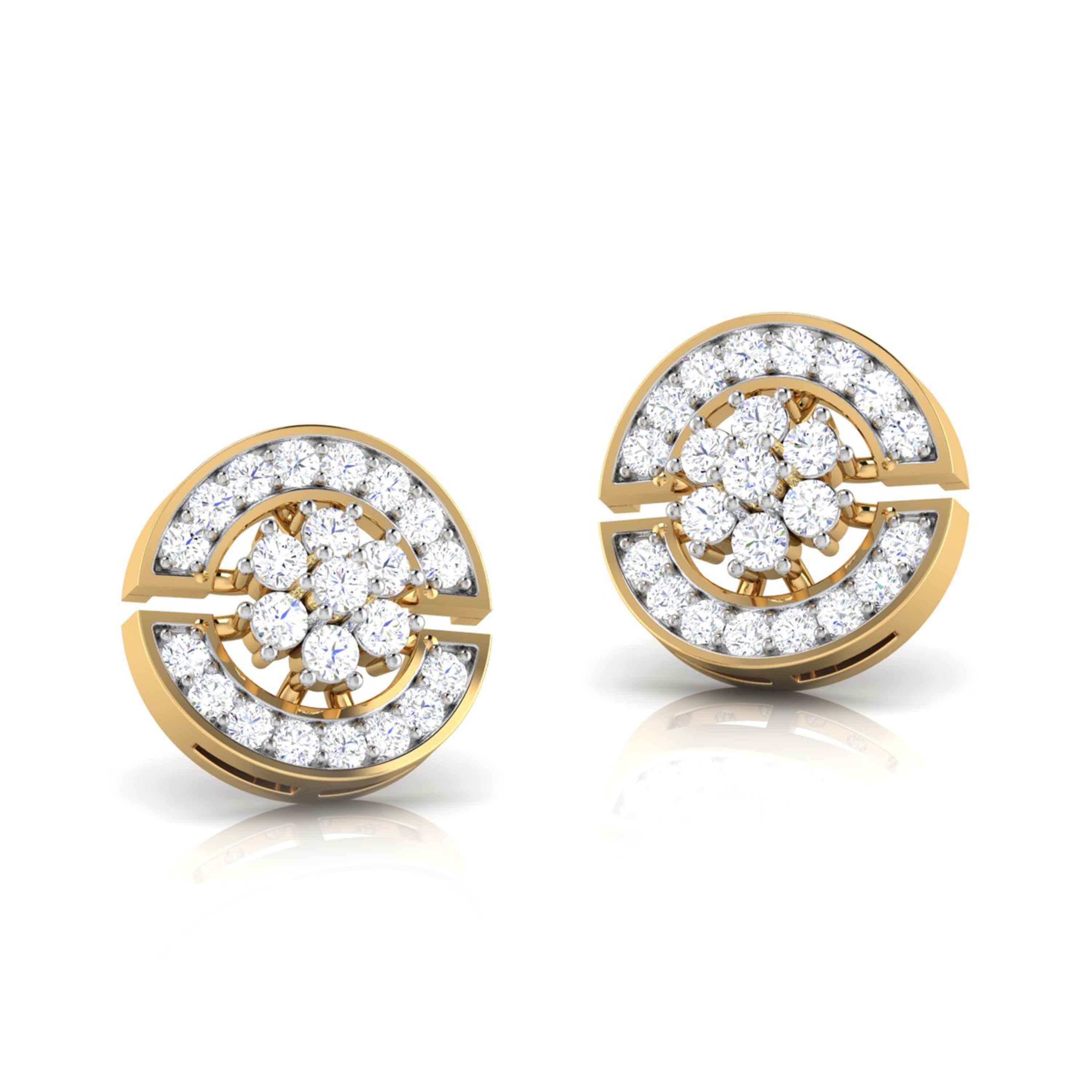 Majestic Moonstruck Studs - EFIF Diamonds – EF-IF Diamond Jewellery