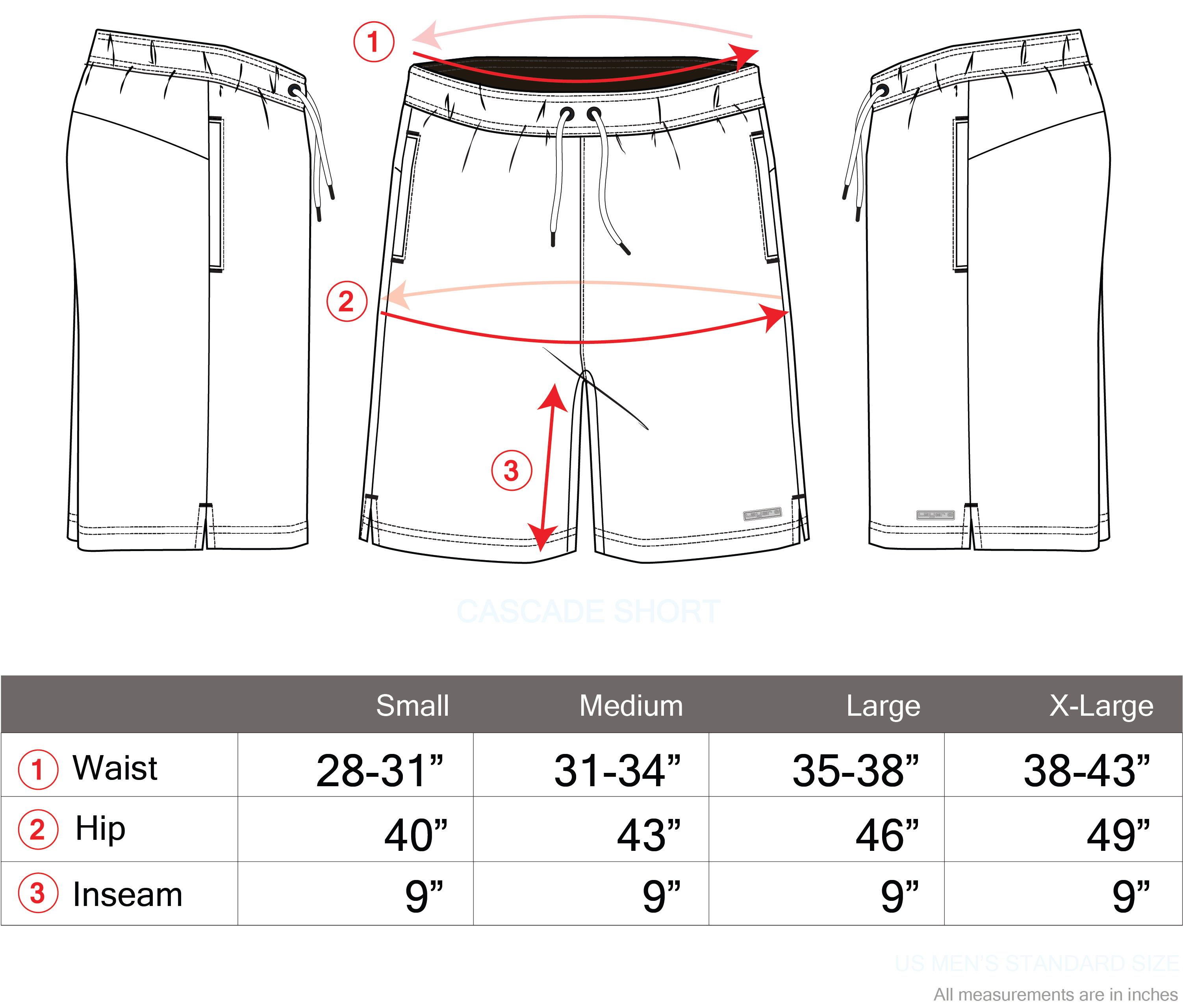 Cascade Short – Layer 8