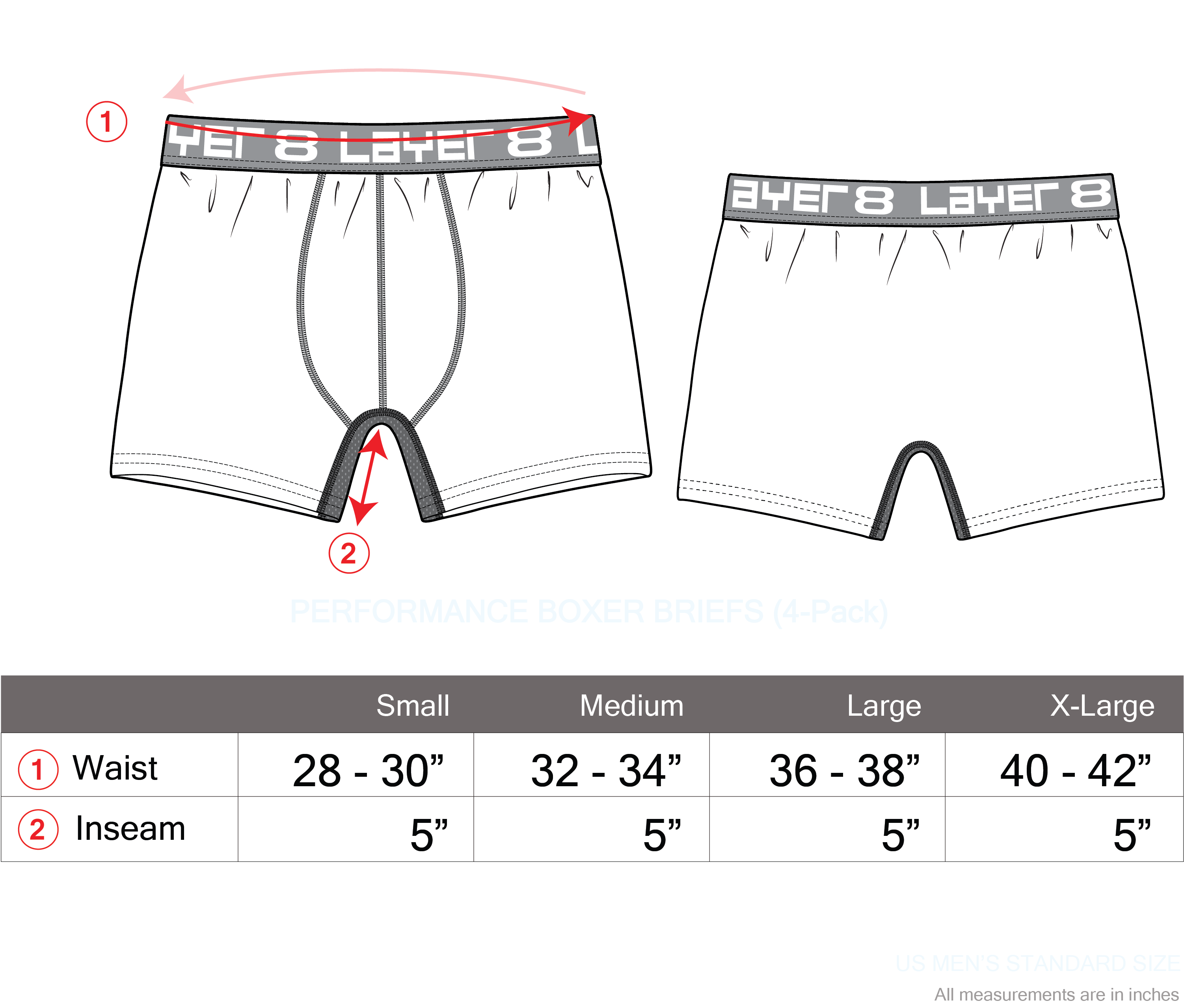  Spyder Performance Mesh Mens Boxer Briefs Sports