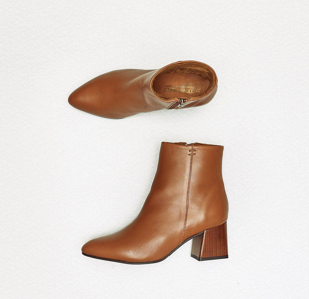 Sophie Ankle boots — Cognac