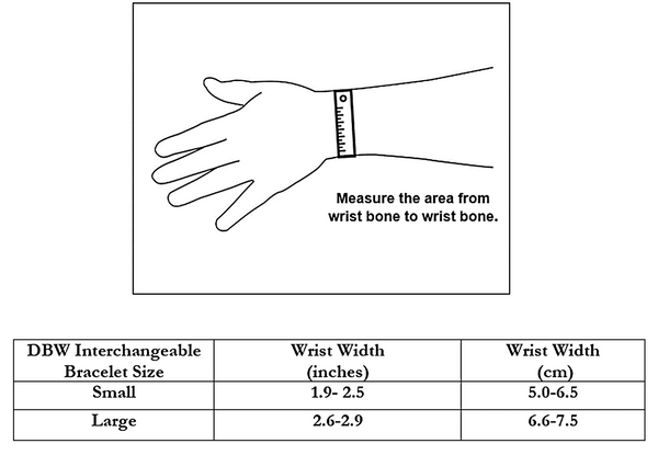 Size Guide Dbw Jewelry