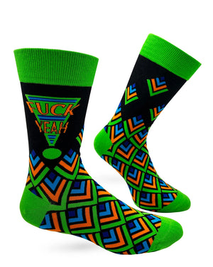 F..K Yeah Men's Novelty Crew Socks - Giftbar