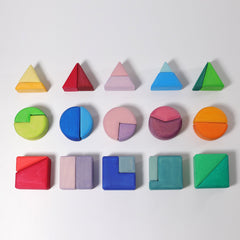 Grimm's Triangle Circle and Square Block Set