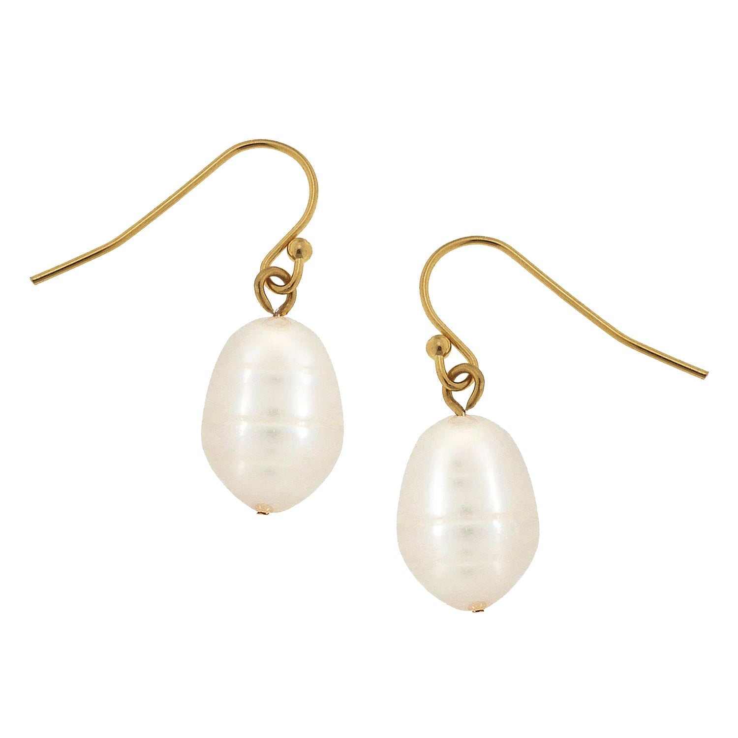 large freshwater pearl drop earrings