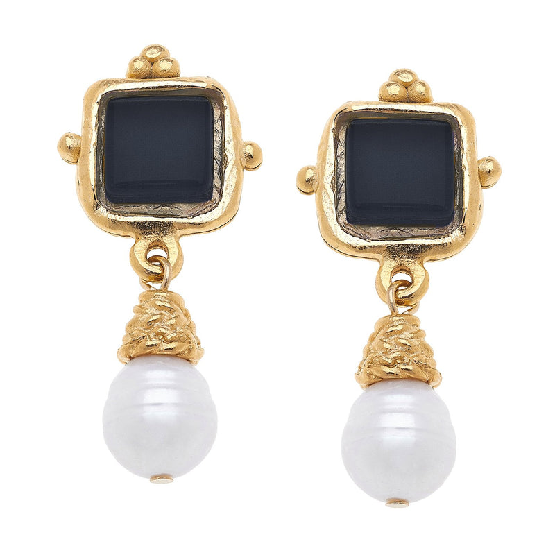 Charlotte Pearl Drop Earrings - Susan Shaw