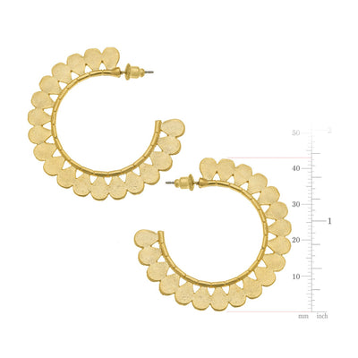 Petal Hoops - Susan Shaw Jewelry