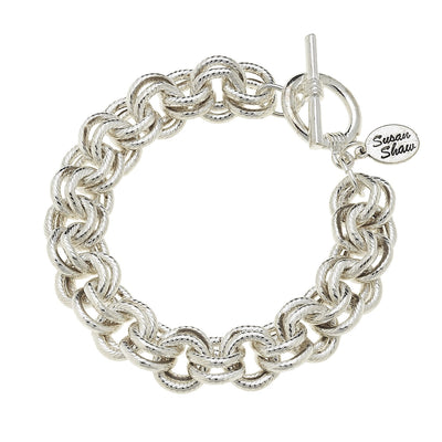 Susan Shaw Double Linked Chain Bracelet - Susan Shaw Jewelry