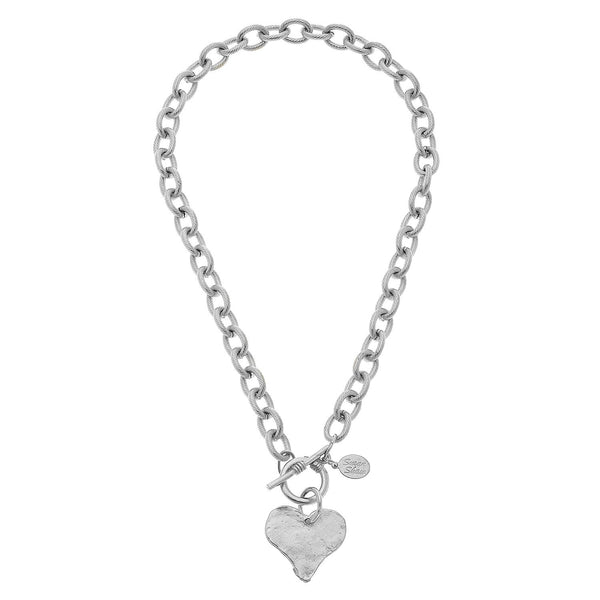 Heart Toggle Necklace - Susan Shaw