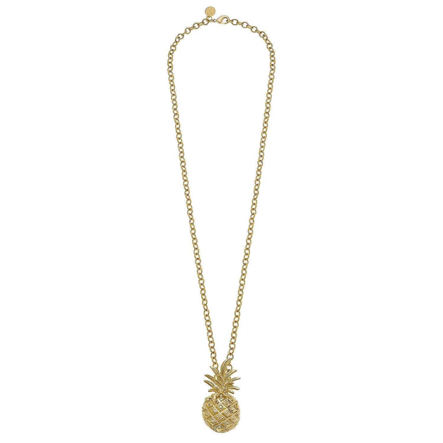 Solid Gold Pineapple Necklace by Joy Everley - From £365 GBP