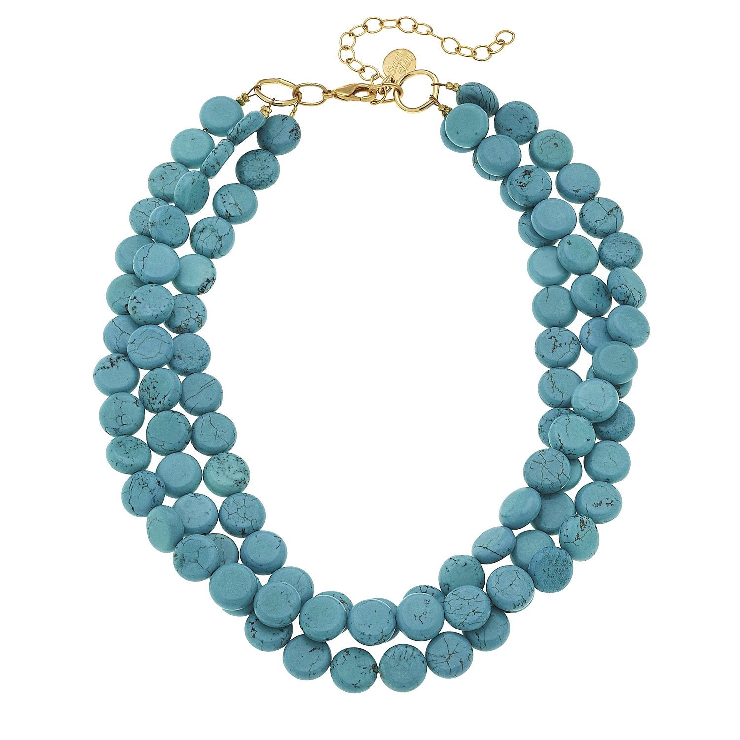 long strand turquoise necklace