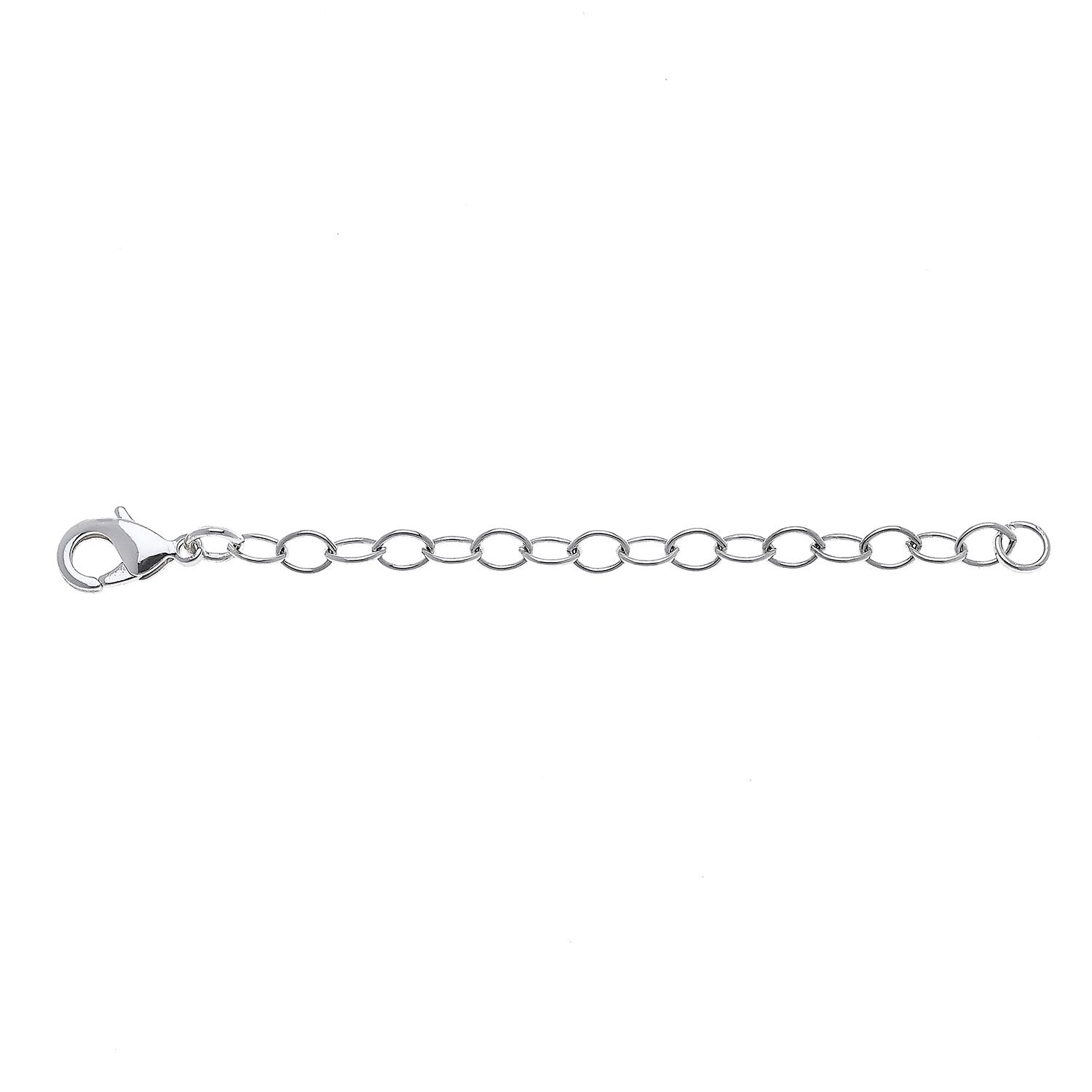 3-Inch Necklace Extension Chain Silver