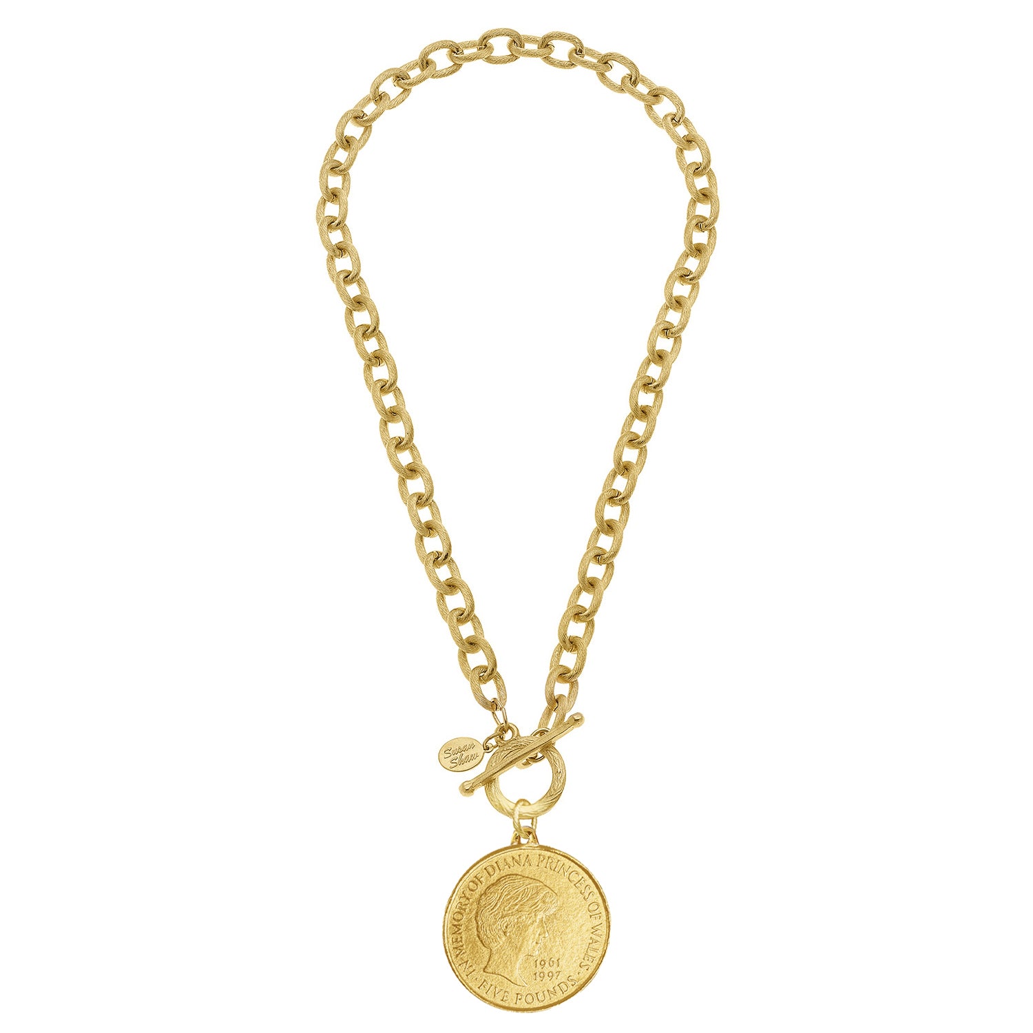 Answer Toggle Front Coin Necklace