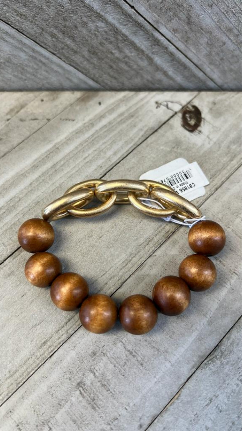 Wood & Links Bracelet