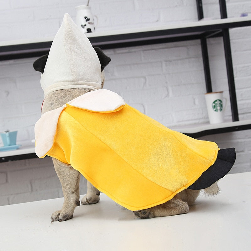 Banana Halloween Dog Costume Unique Pet Swag - banana cow roblox costume