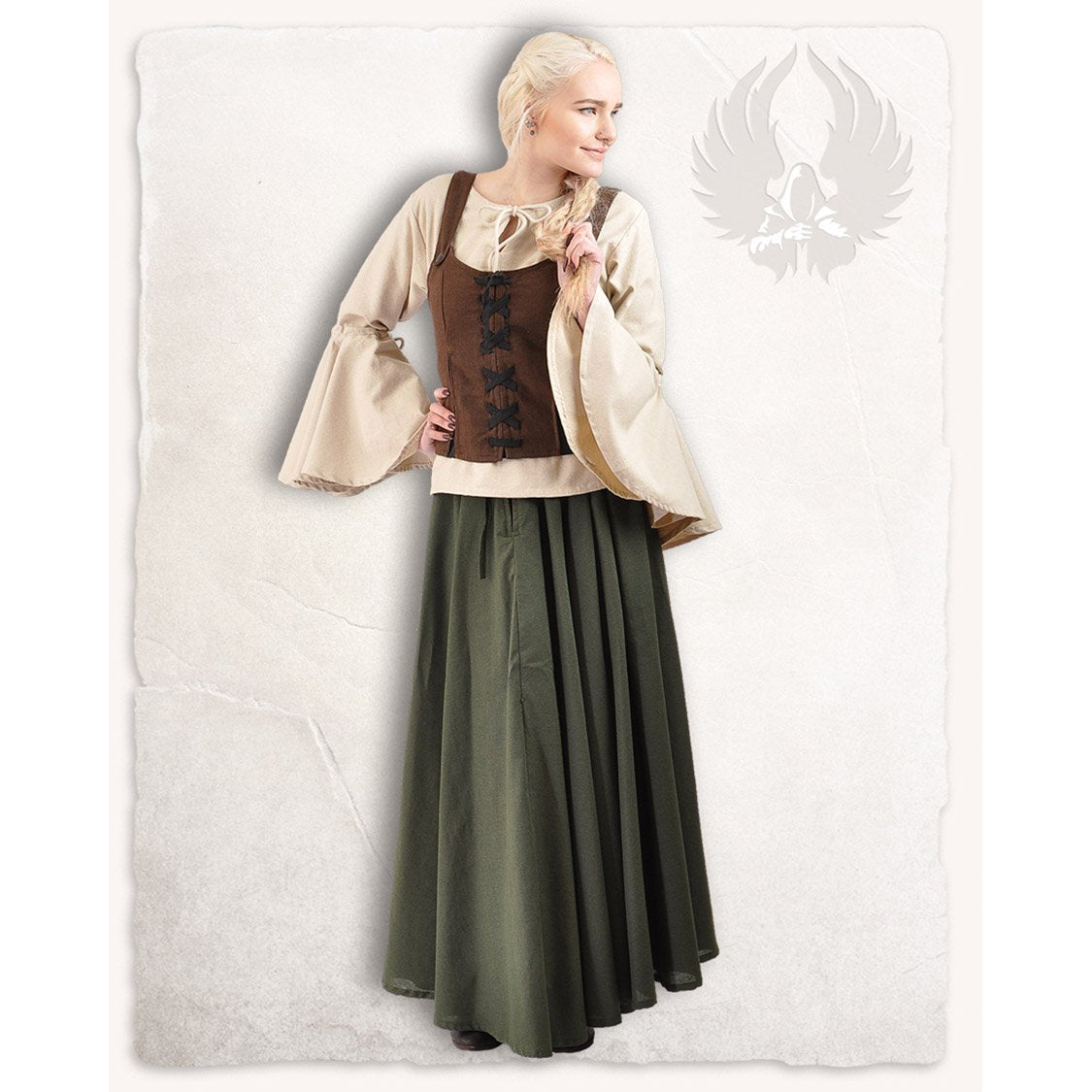 Alexandrine Bustier Medieval Clothing Blouse Steam Punk Shirt for LARP,  Victorian Costume and Cosplay -  Denmark
