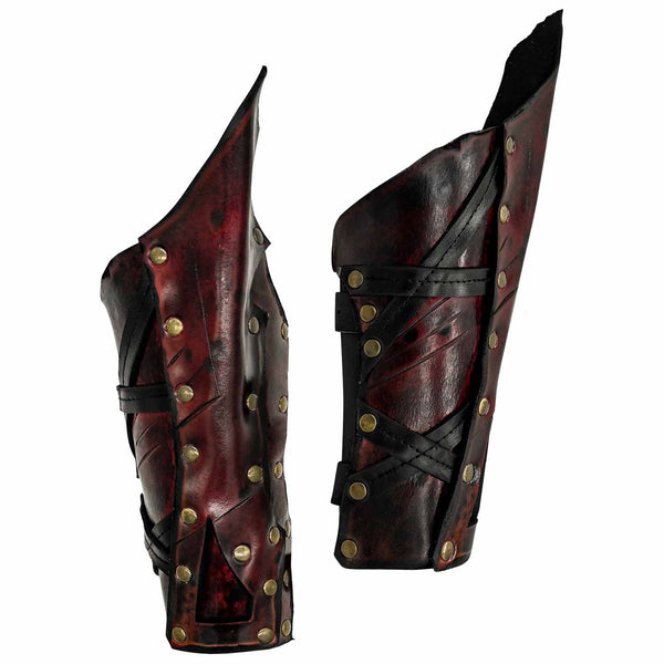 Samurai Bracers - Black/Red