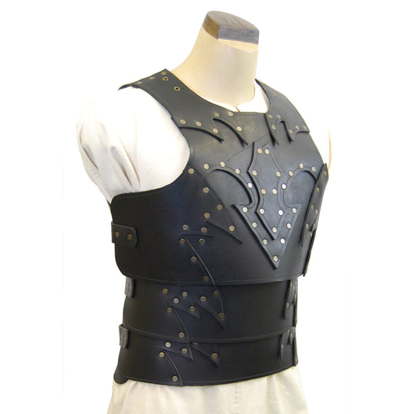 Outlaw Corset - Medieval Leather Armor for Fantasy LARP – Les