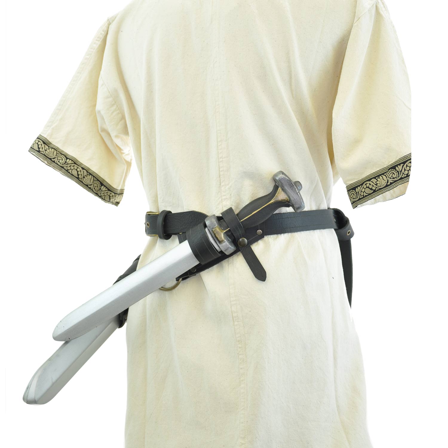 Blue Sword with Pouch and Rope Belt - Made in Spain - Kalid