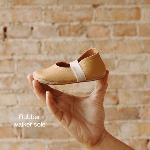 soft sole baby shoe with rubber sole