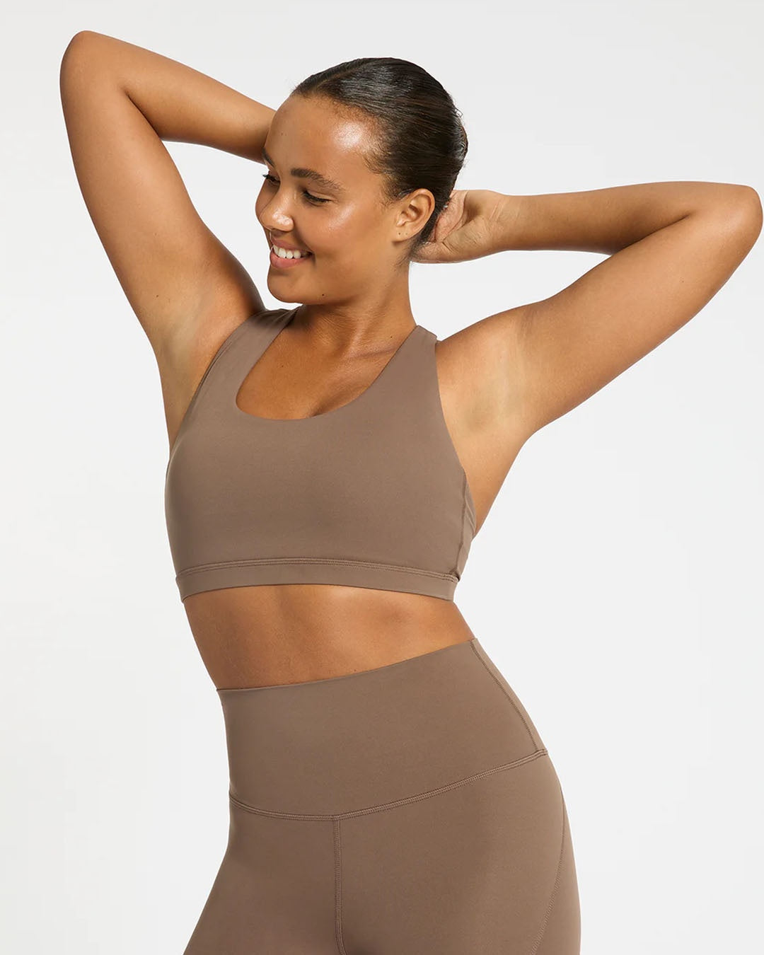 Nimble Sports Bra Dusty Brown