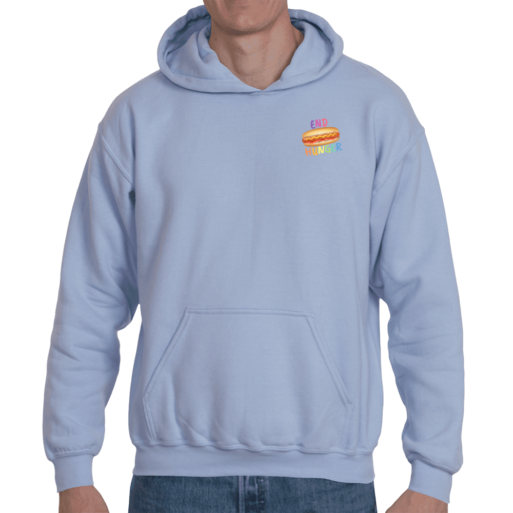 Soft touch small Hot Dog hoodie