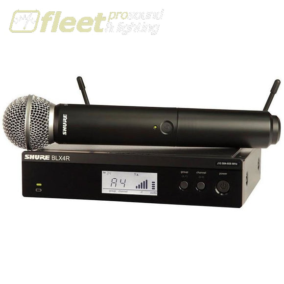 Shure BLX24R/SM58 Handheld Wireless SM58 Microphone System – Fleet