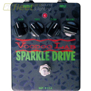 Voodoo Lab Sparkle Drive Overdrive Effect Pedal - VD GUITAR DISTORTION PEDALS