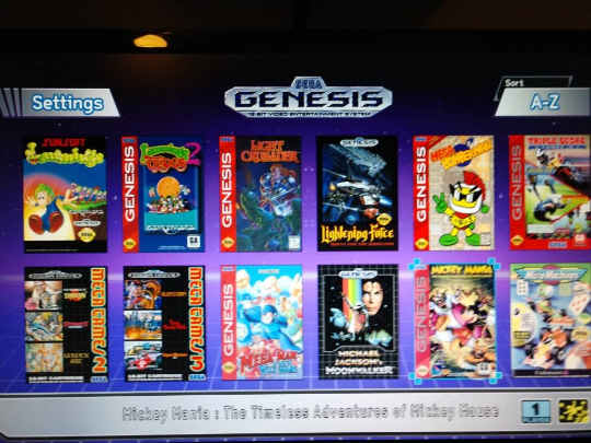 adding games to genesis mini