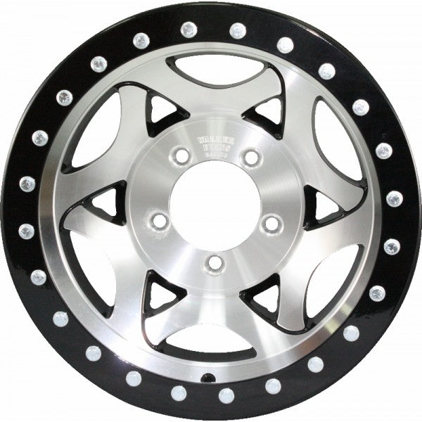 17x8 5 Beadlock Racing Wheel Machine Black Walker Evans Racing