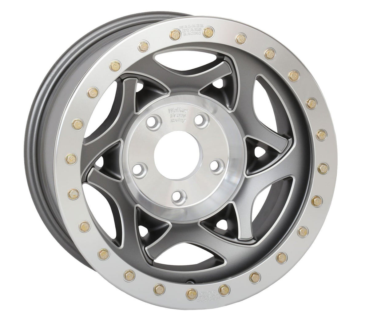 17X8.5" Legend II Beadlock Wheels Gun Metal Gray W ...