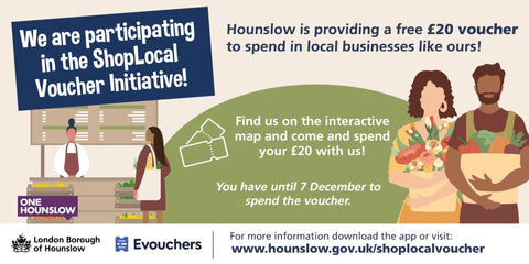 hounslow council shop local scheme £20 voucher local businesses