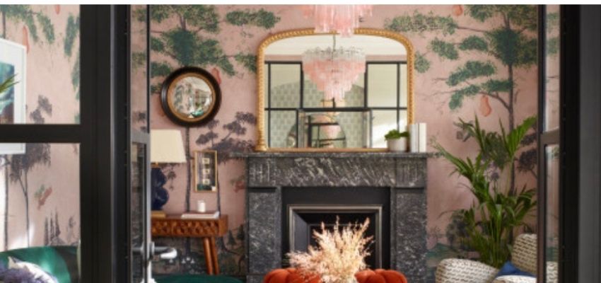 Vintage glamour living room ideas