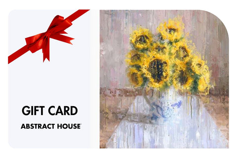 abstract house gift card give the gift of art 2024