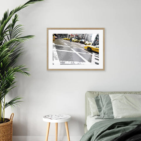 Taxi New York framed wall art