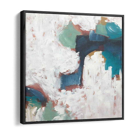 Large square abstract canvas art print from original painting 