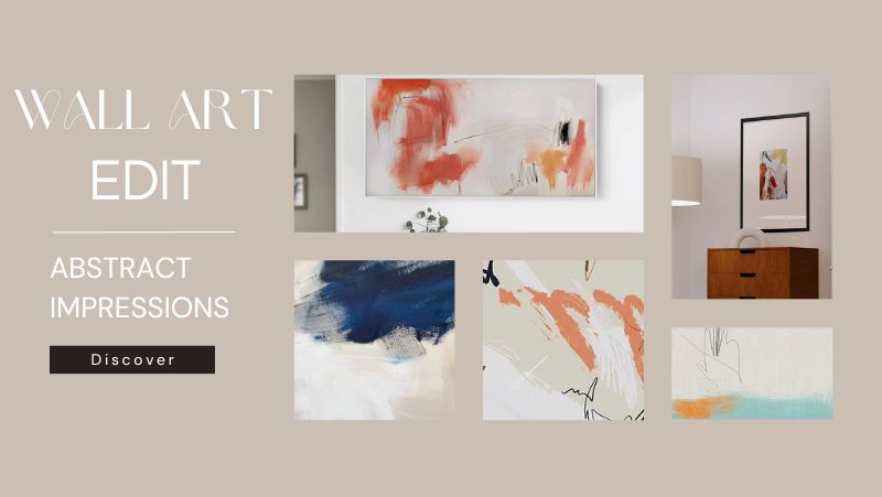 abstract impressions wall art collection by abstract house