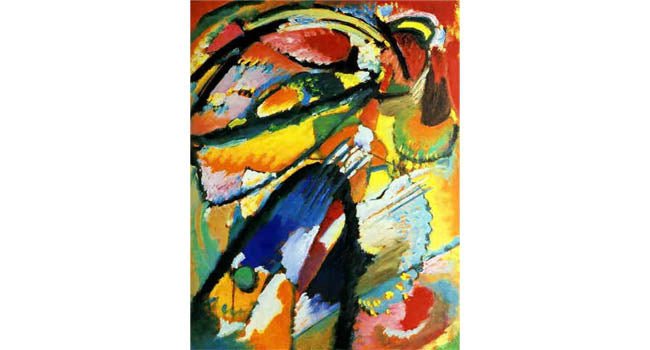 Wassily Kandinsky – Angel of the Last Judgement  Abstract Art Credit: WikiArt