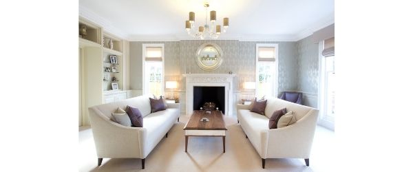 luxury living room wallpaper sofa and chair company uk