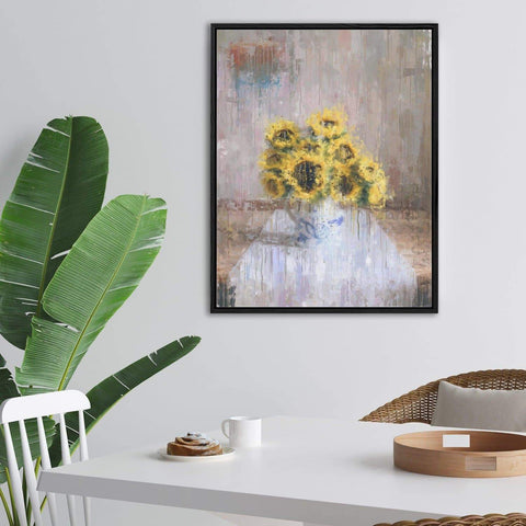 botanical art for your dining room van gogh sunflowers inspired