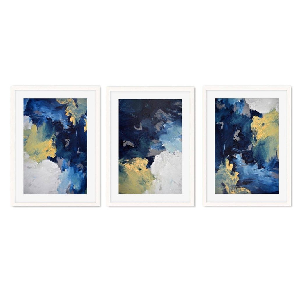 Blended Abstract Landscape - Print Set Of 3#N#– Abstract House