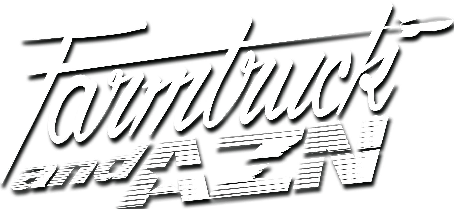 'Farmtruck and AZN logo in stylized text.'